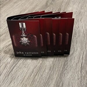 Bundle of 6 NEW Carded Vial Samples John Varvatos XX Intense 1.8 ml each